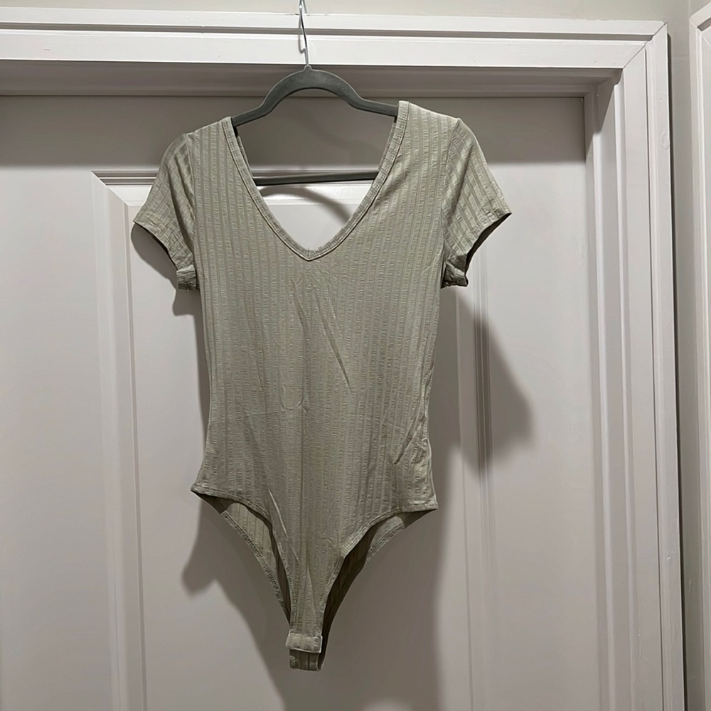 Light green t-shirt body suit, super soft!